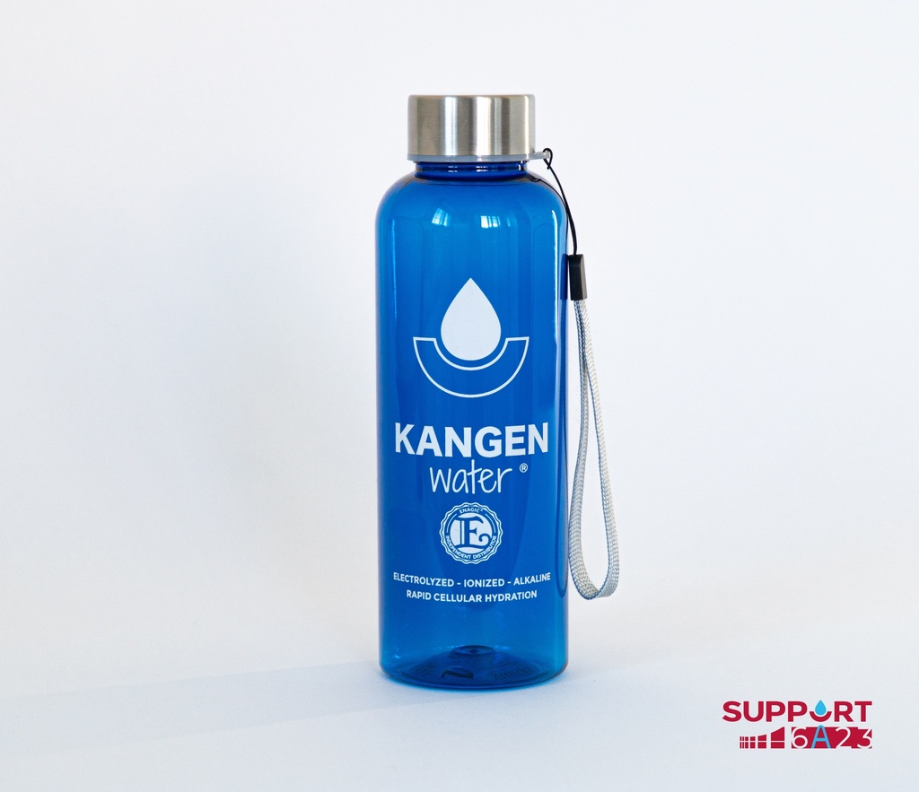 Botella Tritán con logo Kangen Water 500ml.