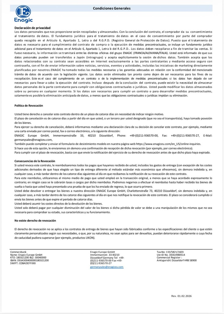 Condiciones generales