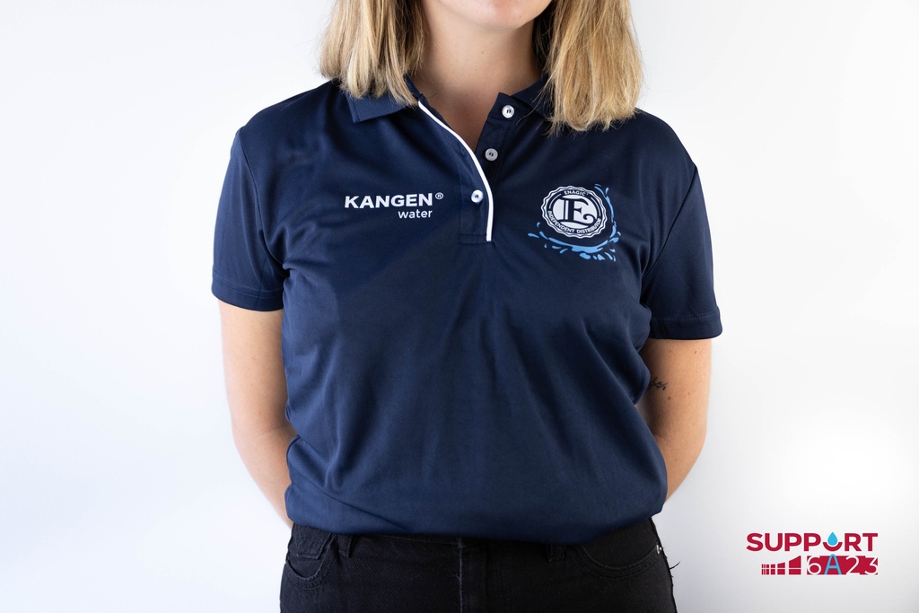Polo Mujer KANGEN Water con el logo de Distribuidor Independiente ENAGIC