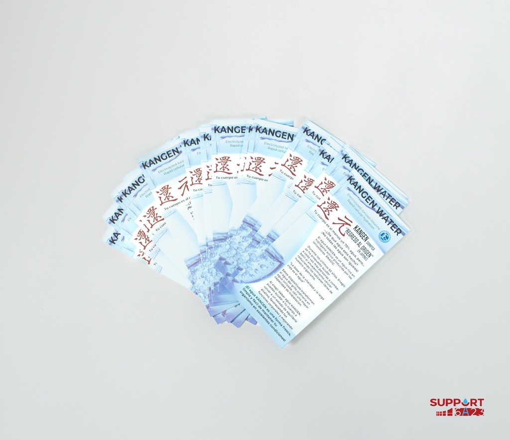 Pack de 25 Uds Tríptico presentación de producto