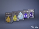 Conjunto de 5 Identificadores tipo de agua para presentación de negocio