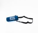 OFERTA Porta Botella de neopreno azul con correa ajustable para hombro y mano