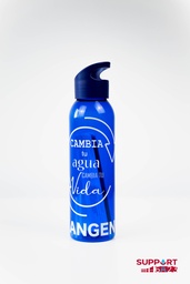 Botella de Tritán con Logo Cambia tu agua Cambia tu vida de 650ml.﻿